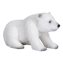 Load image into Gallery viewer, MOJO Wildlife &amp; Woodland Polar Bear Cub Sitting Toy Figure (387021)
