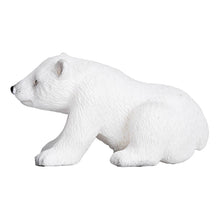 Load image into Gallery viewer, MOJO Wildlife &amp; Woodland Polar Bear Cub Sitting Toy Figure (387021)
