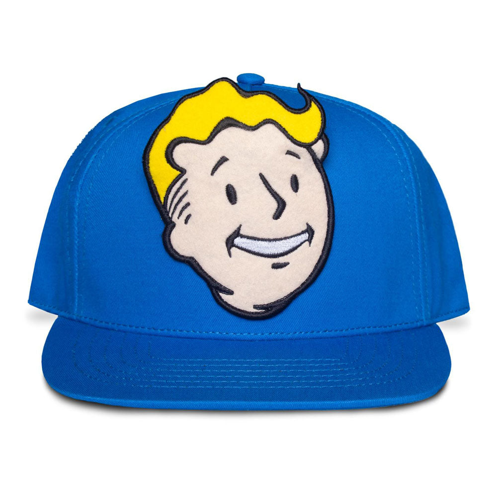 FALLOUT Vault Boy Felt Patch Novelty Snapback Baseball Cap - NH807821FOT