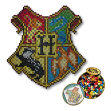 Load image into Gallery viewer, SES CREATIVE Harry Potter Hogwarts Crest Iron-on Beads Colour Mix - 09346
