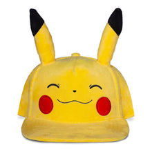 Load image into Gallery viewer, POKEMON Smiling Pikachu Novelty Adjustable Cap - NH445072POK
