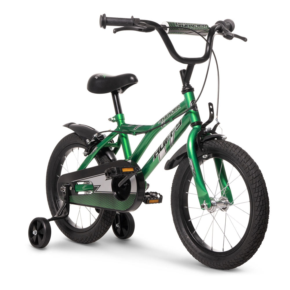 HUFFY Pro Thunder 16-inch Green Children's Bike - 21104W