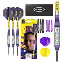 Load image into Gallery viewer, TARGET DARTS Luke &#39;The Nuke&#39; Littler Player Edition 22g Brass Steel Tip Darts Set (170001)
