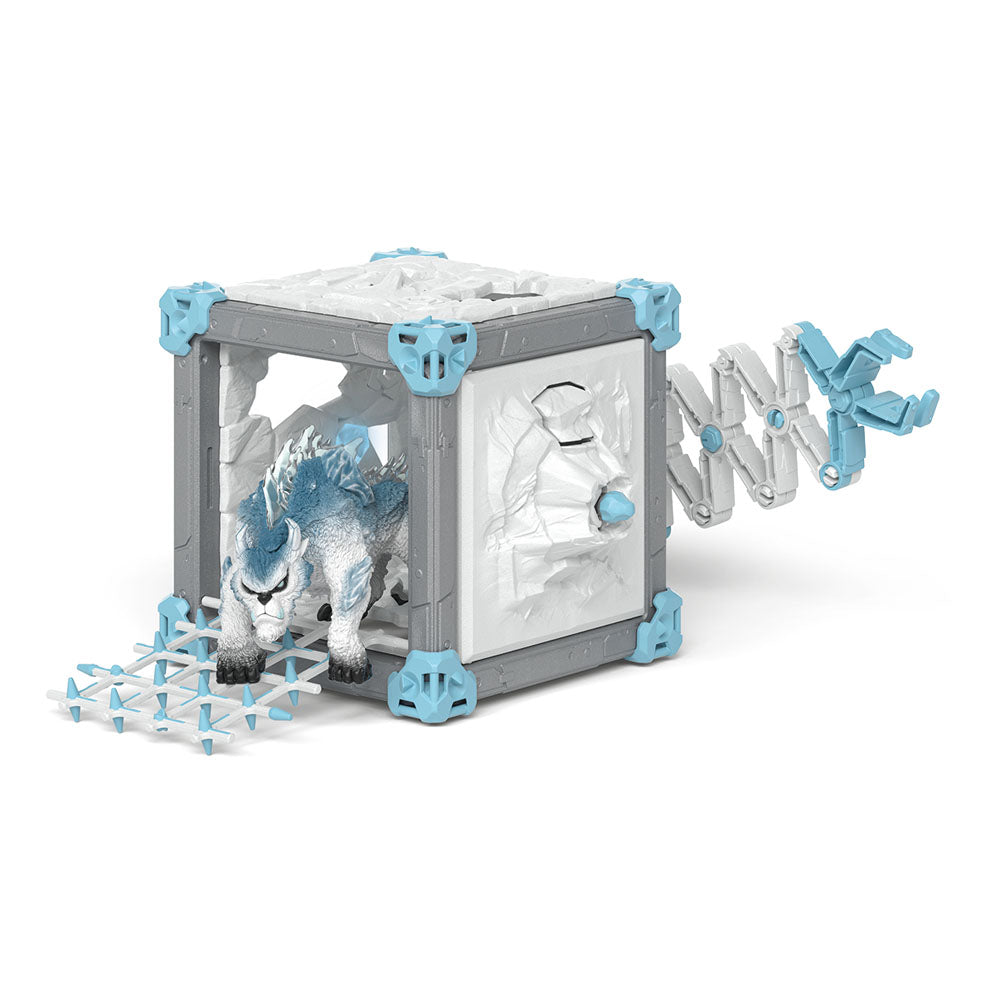 SCHLEICH Eldrador Creatures BattleCave Snow Slasher Toy Playset - 42733