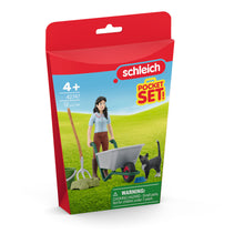 Load image into Gallery viewer, SCHLEICH Horse Club Mucking &amp; Grooming Toy Playset - 42747
