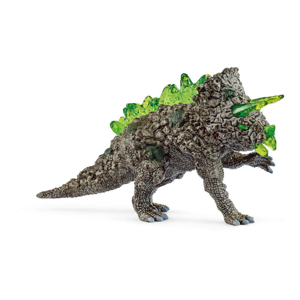 SCHLEICH Eldrador Creatures Stone Triceratops Toy Figure - 70828