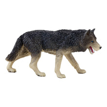 Load image into Gallery viewer, MOJO Wildlife &amp; Woodland Timber Wolf Toy Figure - 381098
