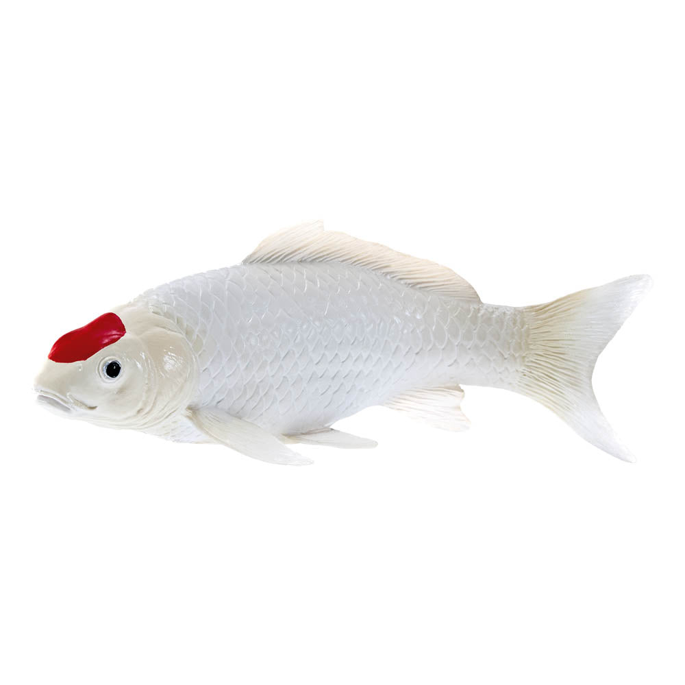 MOJO Wildlife & Woodland Koi Carp Tancho Koi (Red Dot) Toy Figure - 381101