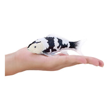 Load image into Gallery viewer, MOJO Wildlife &amp; Woodland Koi Carp Shiro Utsuri Koi (Black White) Toy Figure - 381102
