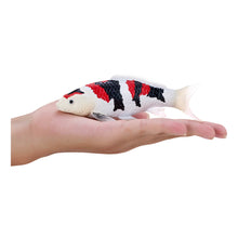 Load image into Gallery viewer, MOJO Wildlife &amp; Woodland Koi Carp Showa Sanshoku Koi (Tri Colour) Toy Figure - 381103

