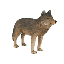 Load image into Gallery viewer, MOJO Wildlife &amp; Woodland Timber Wolf Standing Toy Figure - 387025
