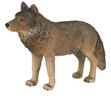 Load image into Gallery viewer, MOJO Wildlife &amp; Woodland Timber Wolf Standing Toy Figure - 387025
