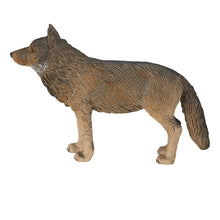 Load image into Gallery viewer, MOJO Wildlife &amp; Woodland Timber Wolf Standing Toy Figure - 387025
