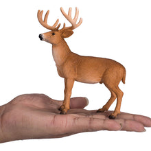Load image into Gallery viewer, MOJO Wildlife &amp; Woodland White Tailed Deer Buck Toy Figure - 387038
