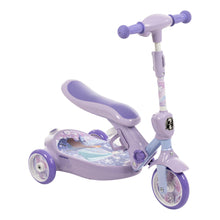 Load image into Gallery viewer, HUFFY Disney Frozen Converting Bubble Electric Children&#39;s Scooter - 18074W
