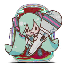 Load image into Gallery viewer, HATSUNE MIKU 3D Miku Patch Shiny Mini Backpack - MP781487HMK
