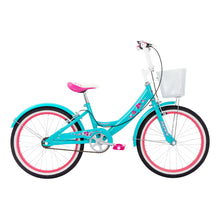Load image into Gallery viewer, HUFFY Girly Girl 20-inch Single Speed Aqua Blue Children&#39;s Bike - 23275W
