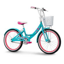 Load image into Gallery viewer, HUFFY Girly Girl 20-inch Single Speed Aqua Blue Children&#39;s Bike - 23275W
