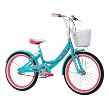 Load image into Gallery viewer, HUFFY Girly Girl 20-inch Single Speed Aqua Blue Children&#39;s Bike - 23275W
