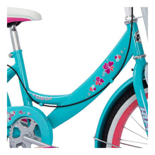Load image into Gallery viewer, HUFFY Girly Girl 20-inch Single Speed Aqua Blue Children&#39;s Bike - 23275W
