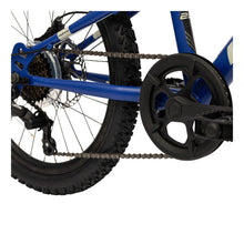 Load image into Gallery viewer, HUFFY Korros 20-inch 6-Speed Blue Children&#39;s Hardtail Mountain Bike - 23384W
