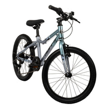 Load image into Gallery viewer, Huffy Literide 20in Alloy 7-Speed Titanium Sky Blue and Grey Junior Boys Bike - 23005W
