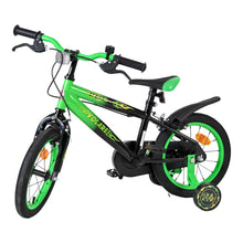 Load image into Gallery viewer, Volare Strike Green and Black 14-Inch Boys Children's Bike - 51429

