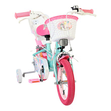 Load image into Gallery viewer, Volare Unicorn Green 12-Inch Girls Children's Bike - 61278
