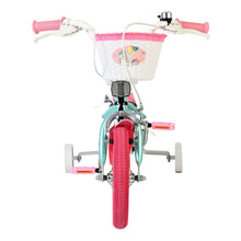 Load image into Gallery viewer, Volare Unicorn Green 12-Inch Girls Children's Bike - 61278
