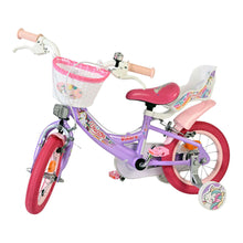 Load image into Gallery viewer, Volare Unicorn Purple 12-Inch Girls Children's Bike - 61281
