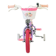 Load image into Gallery viewer, Volare Unicorn Purple 12-Inch Girls Children's Bike - 61281
