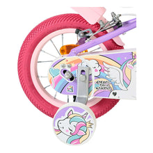 Load image into Gallery viewer, Volare Unicorn Purple 12-Inch Girls Children's Bike - 61281
