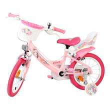 Load image into Gallery viewer, Volare Unicorn Pink 14-Inch Girls Children's Bike - 61472
