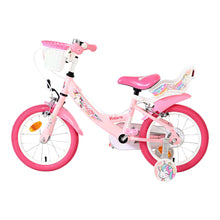 Load image into Gallery viewer, Volare Unicorn Pink 14-Inch Girls Children's Bike - 61472
