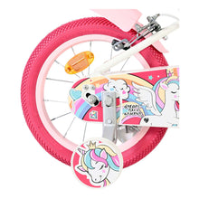 Load image into Gallery viewer, Volare Unicorn White 14-Inch Girls Children's Bike - 61475
