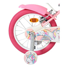 Load image into Gallery viewer, Volare Unicorn Pink 16-Inch Girls Children's Bike - 61677
