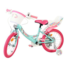Load image into Gallery viewer, Volare Unicorn Green 16-Inch Girls Children's Bike - 61683
