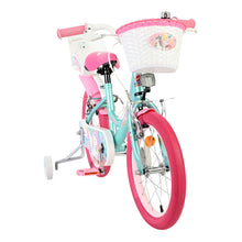Load image into Gallery viewer, Volare Unicorn Green 16-Inch Girls Children's Bike - 61683
