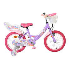 Load image into Gallery viewer, Volare Unicorn Purple 16-Inch Girls Children's Bike - 61687
