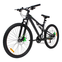 Load image into Gallery viewer, Huffy Marker 26-Inch Matte Onyx Black Full Suspension 21-Speed Mountain Bike - 26920W
