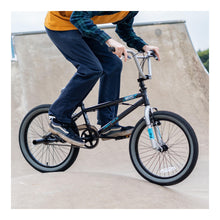 Load image into Gallery viewer, Zombie Infest 20-inch BMX Bike - Black/Blue/Silver
