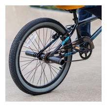 Load image into Gallery viewer, Zombie Infest 20-inch BMX Bike - Black/Blue/Silver
