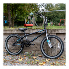 Load image into Gallery viewer, Zombie Infest 20-inch BMX Bike - Black/Blue/Silver
