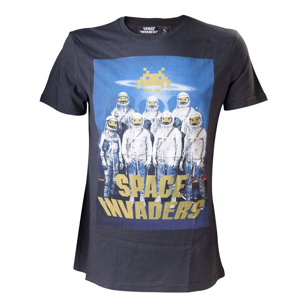 SPACE INVADERS Alien Astronauts T-Shirt, Male (TS000195SPI)