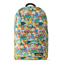Load image into Gallery viewer, POKEMON All-over Characters Print Backpack, Unisex, Multi-Colour (BP060805POK)
