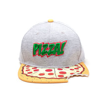 Load image into Gallery viewer, TEENAGE MUTANT NINJA TURTLES (TMNT) Pizza Bite Snapback Baseball Cap, Multi-colour (SB080602TMT)
