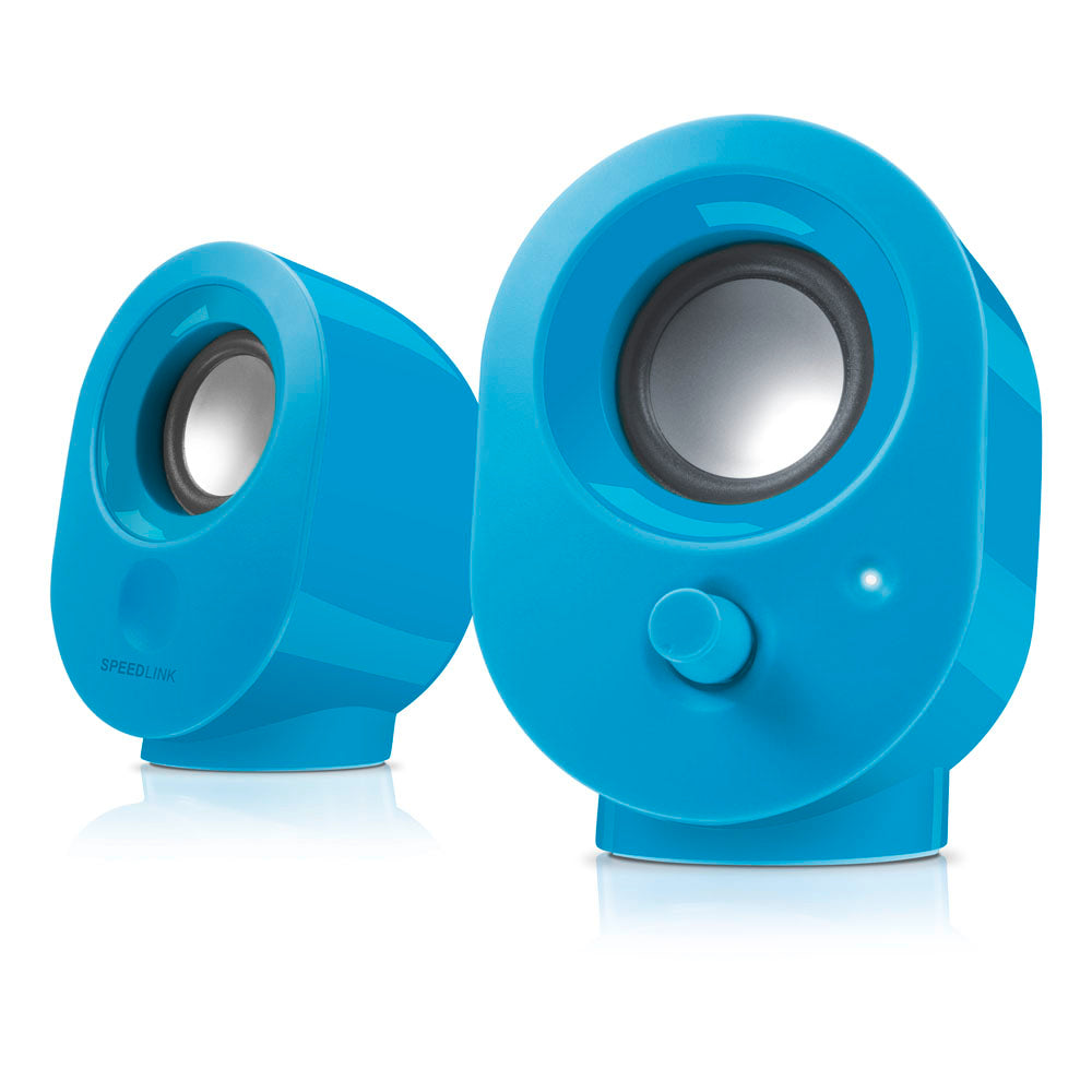 SPEEDLINK Snappy USB Stereo Speaker, Blue (SL-8001-BE)