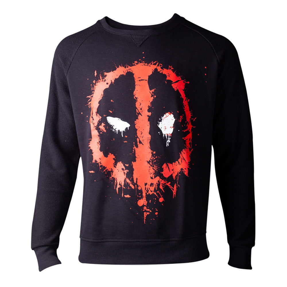 MARVEL COMICS Deadpool Dripping Mask Sweater, Male