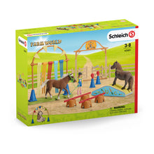 Load image into Gallery viewer, SCHLEICH Farm World Pony Agility Training (42481)
