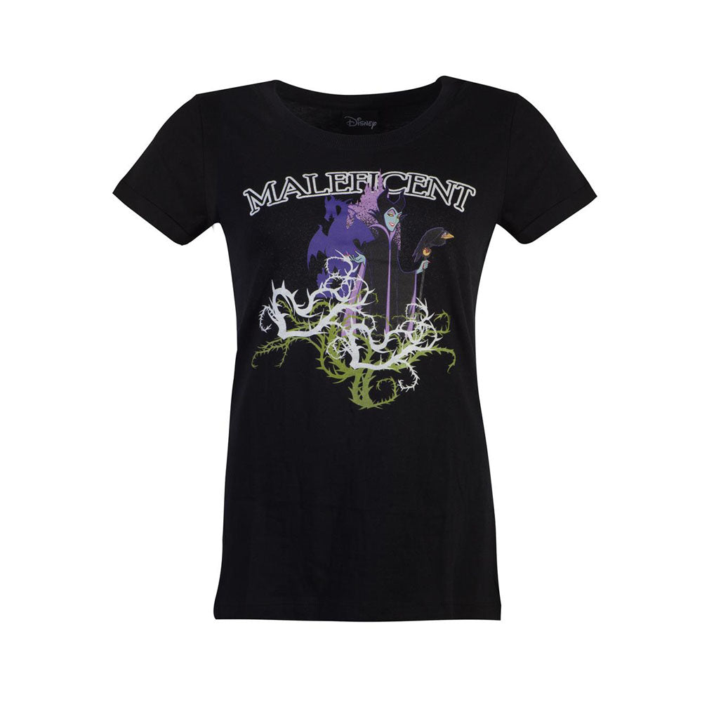 DISNEY Maleficent Gel Printed T-Shirt, Female (TS247342MMA)